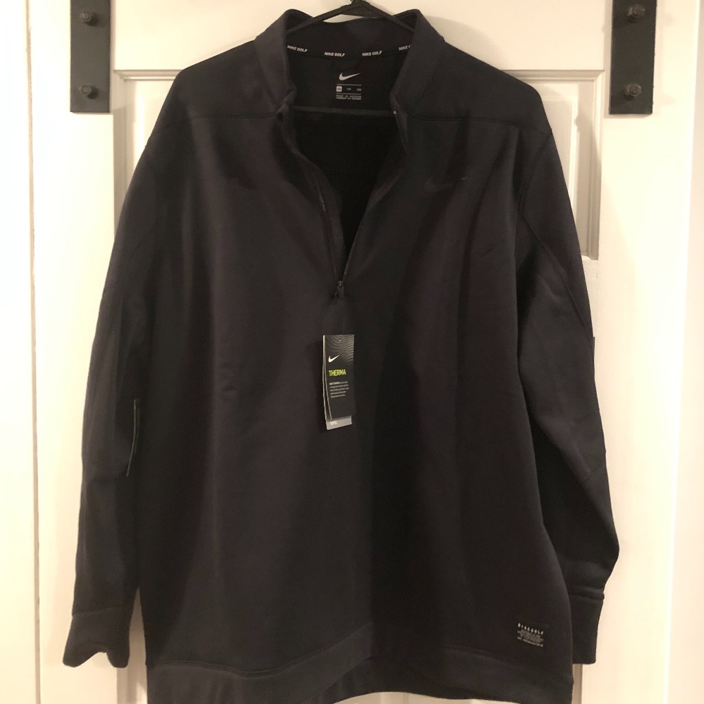 Men's XXL Black Golf 1/2 Zip Sweatshirt